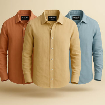 Buy 1 Boyne Men Dress Shirt, Get 3 Free – Limited Time Offer